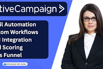 setup activecampaign email automation and custom workflows