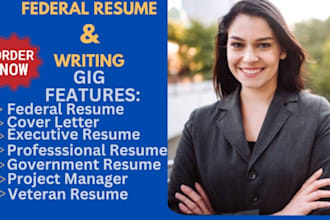 do executive resume, resume writing, cover letter,  provide executive,