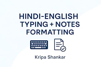 do fast and accurate hindi and english typing with proper formatting