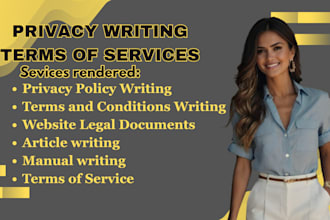 privacy policy and procedures legal agreement article writing manual writing