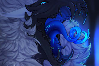 draw a feral or furry character for you