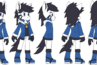 create detailed character reference sheets