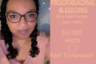 edit and proofread and retain your human voice