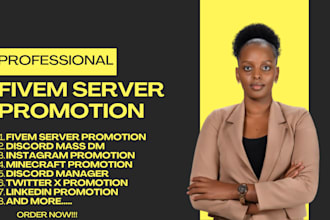 fivem server promotion,fivem server promotion, active fivem server advertise