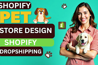 build shopify pet store design shopify ecommerce store revamp pet online store