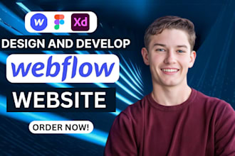 design or redesign webflow website, webflow expert fix webflow figma to webflow