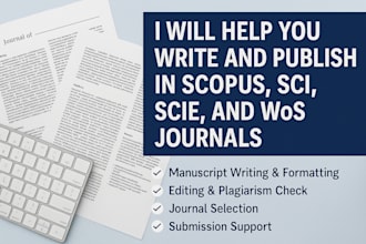 help you write and publish in scopus, sci, scie, and wos journals