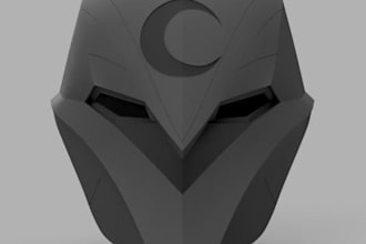 design 3d helmet 3d mask cosplay mask 3d armor 3d halloween mask for 3d printing