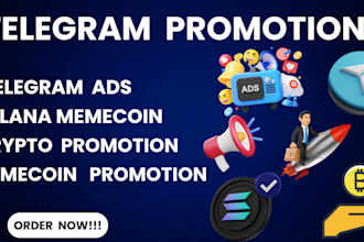 run telegram ads memecoin promotion 100x token sales boost telegram subscribers
