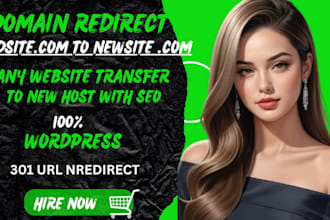 redirect your domain or migrate website to new host with SEO