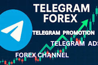 do telegram promotion increase 50k traders for forex channel, telegram ads