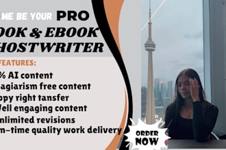 ghostwrite romance and self help book as fiction and nonfiction book ghostwriter