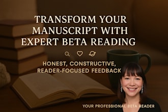 beta read your book or manuscript and provide honest detailed feedback