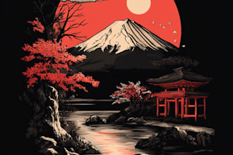 create amazing japanese oriental tattoo