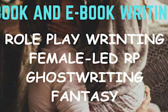 write immersive and engaging female led fantasy roleplay for you
