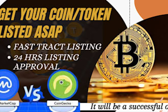 do quick token launch, coin ico, token listing on coinmarketcap, coingecko, dex