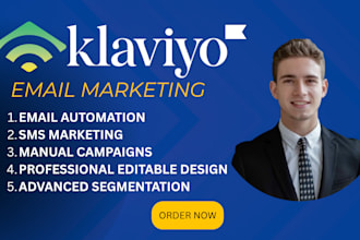setup expert klaviyo email and SMS marketing with expert klaviyo flows ecommerce