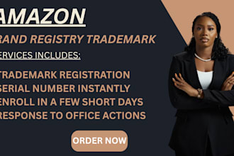 do trademark registration and amazon brand registry in USA, canada, and UK