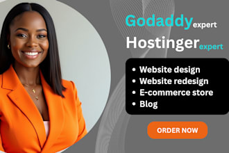 do godaddy website design or hostinger website design godaddy website redesign