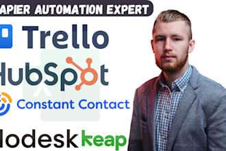zapier integration hubspot trello keap constant contact flodesk