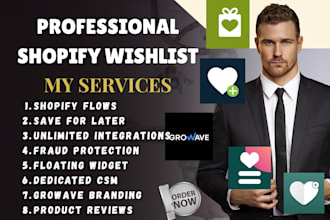 setup shopify wishlist sywm growave swish hulk surecust wishlist hero wishify se