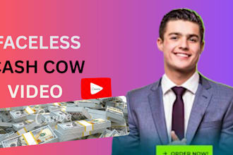 script, edit, and deliver viral faceless youtube videos, including cash cow