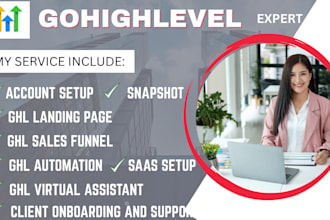 setup gohighlevel a2p 10dlc automation ghl VA sales funnel ghl workflow snapshot