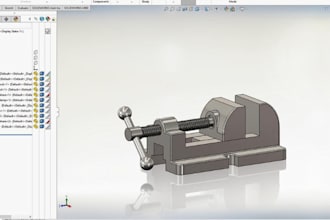 3d cad product rendering mechanical solidwork metal sheet design cad animation