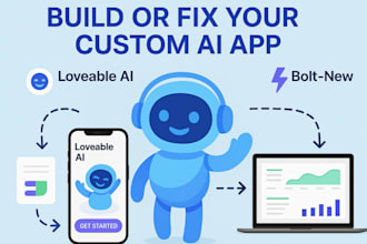 custom web app, ai loveable saas, chatbot using supabase loveable, bubble io