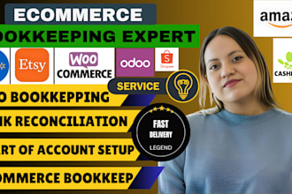 do ecommerce accounting, amazon and bookkeeping in quickbooks, xero and wave