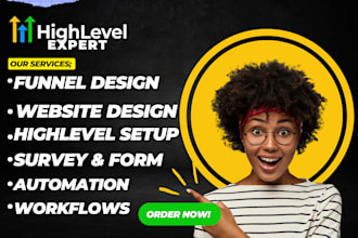 setup make com automation made com gohighlevel workflow sales funnel and website