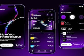 develop fintech app neobank app money transfer app p2p payment app loan app