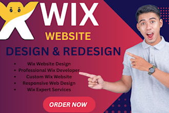 design and customize your wix website professionally