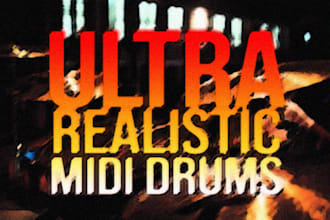 create ultra realistic midi drum tracks for your song