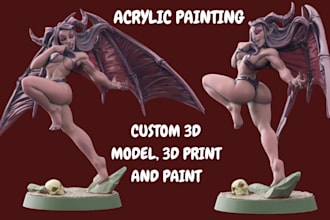3d print and paint warhammer painting miniature painting tabletop model aos dnd