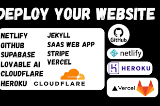 deploy static website github supabase netlify cloudflare lovable ai bolt stripe