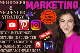 find the best instagram tiktok youtube influencer for marketing, influencer list