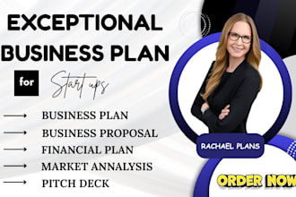prepare a topnotch business plan, financial analysis, business proposal, grants