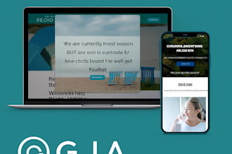 build you a 1 to 5 page website with mobile friendly design