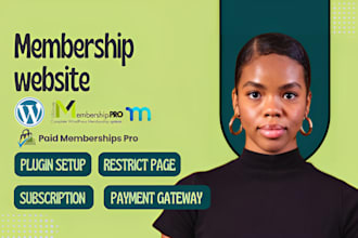 set up paid membership site on memberpress, ultimate member, paid membership pro