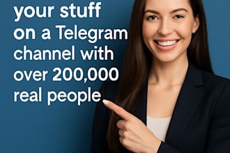 share your content on my telegram channel with over 200,000 people