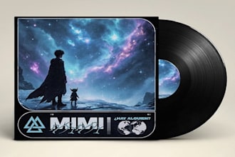 create unique album cover art for your single or ep