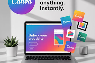 design a perfect and editable canva template for your social media