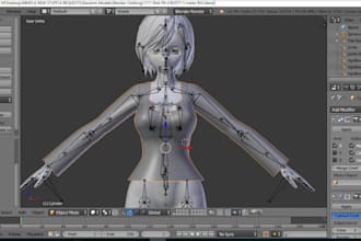 create, edit, fix or rig mmd model, vrchat avatar, vriod, vtuber, nsfw character