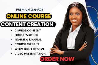 create online course, course creation, course curriculum, online course content