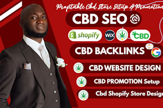 do cbd backlinks, cbd shopify store design, cbd website, cbd promotion, cash cow