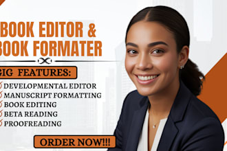 proofread edit format developmental edit fiction novel non fiction memoir
