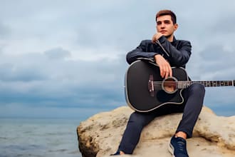 be your acoustic male vocalist guitarist to produce you custom country val song