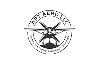 design amazing aircraft service company logo