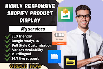 setup shopify product display easydisplay easytabs easify jedi foxsell folder